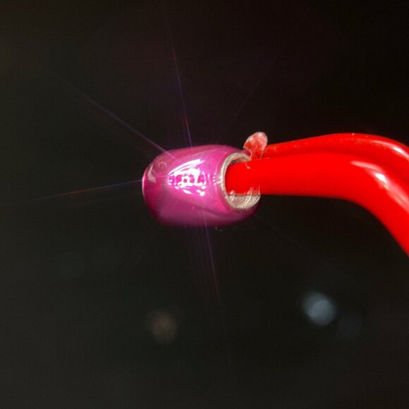 Pandora Pink Heart Metallic Charm - Picture 4 of 4